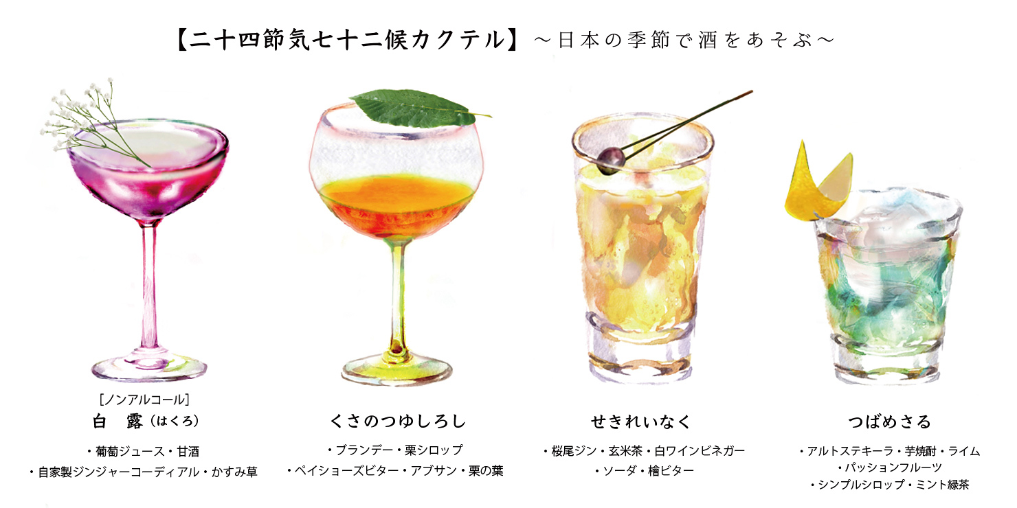 “二十四節気カクテル