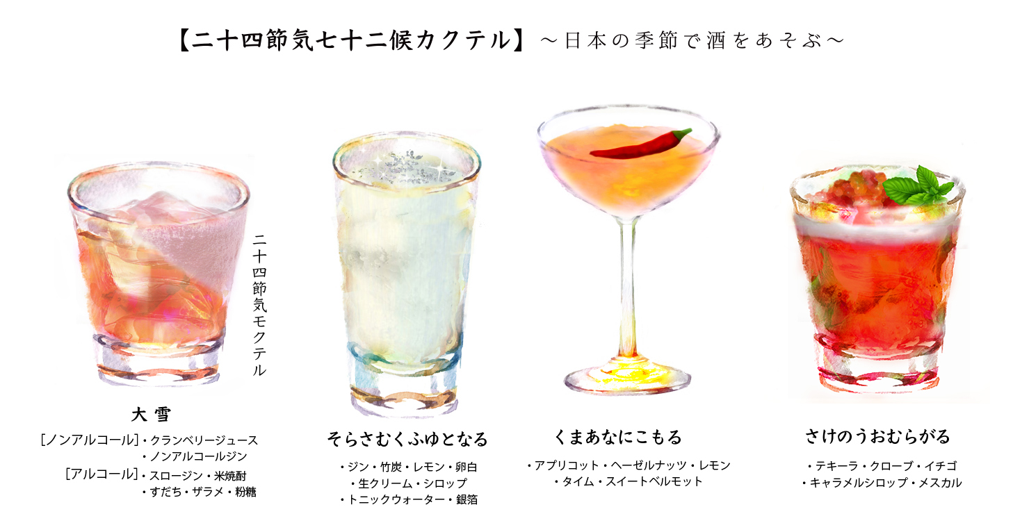 “二十四節気カクテル