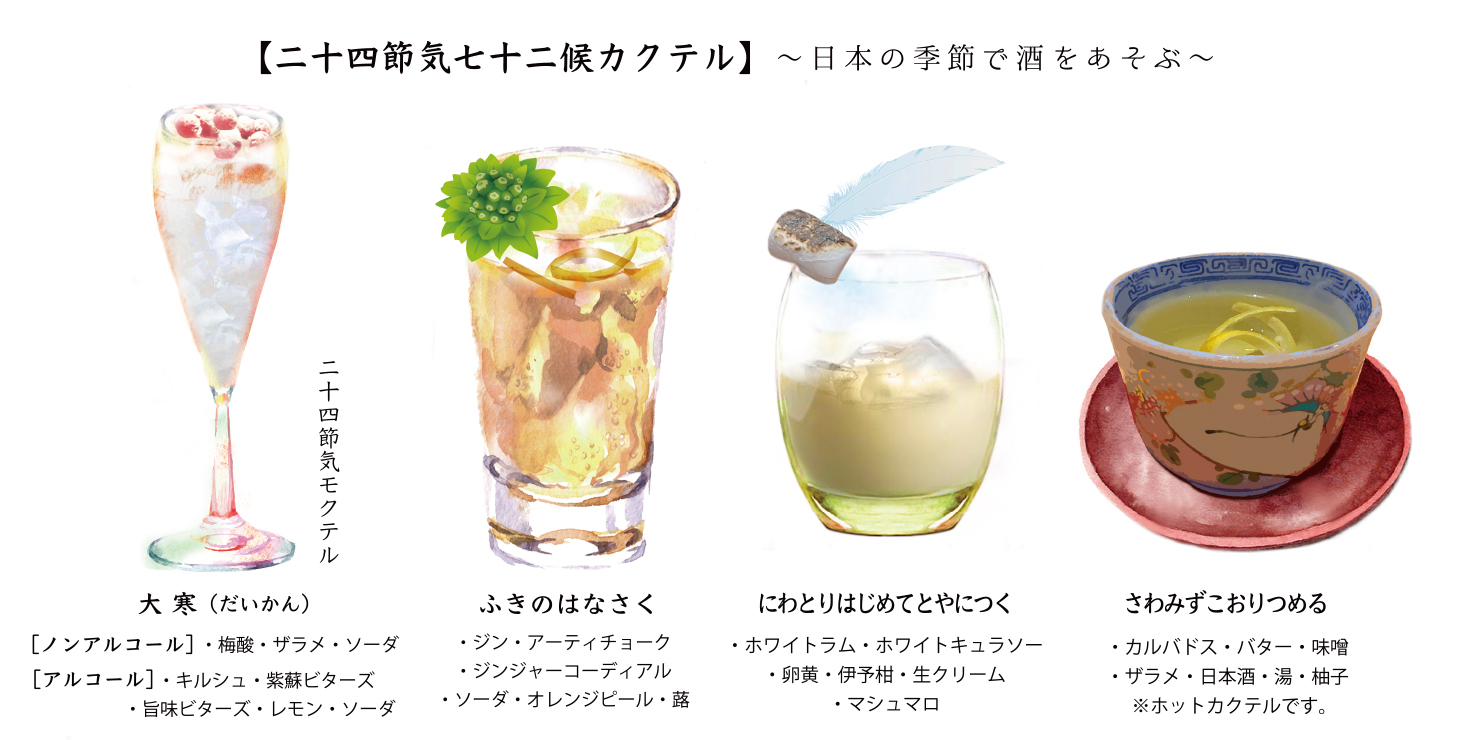 “二十四節気カクテル