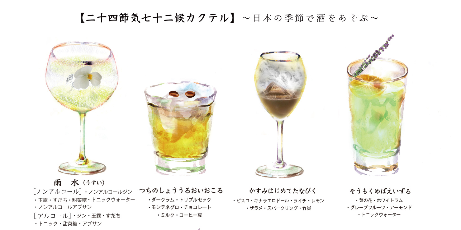 “二十四節気カクテル