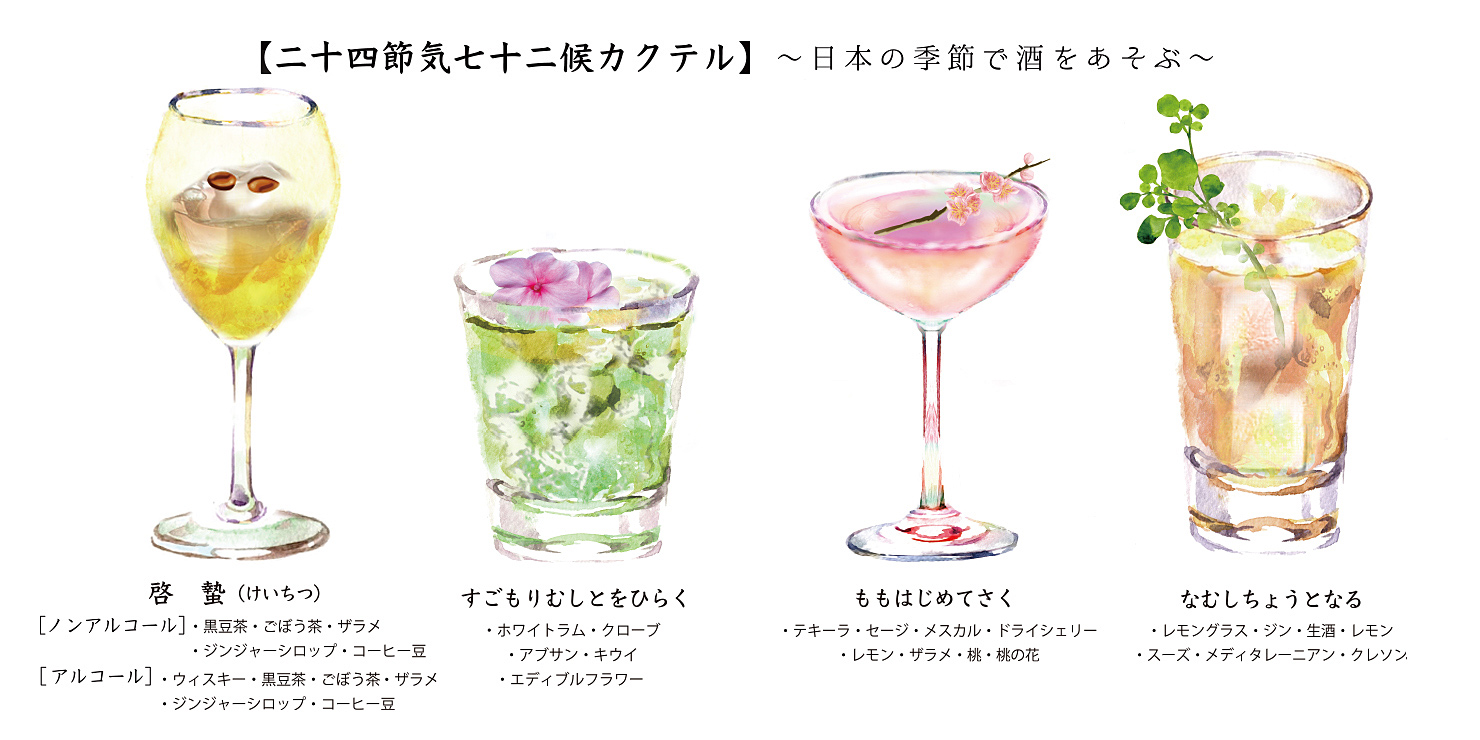 “二十四節気カクテル