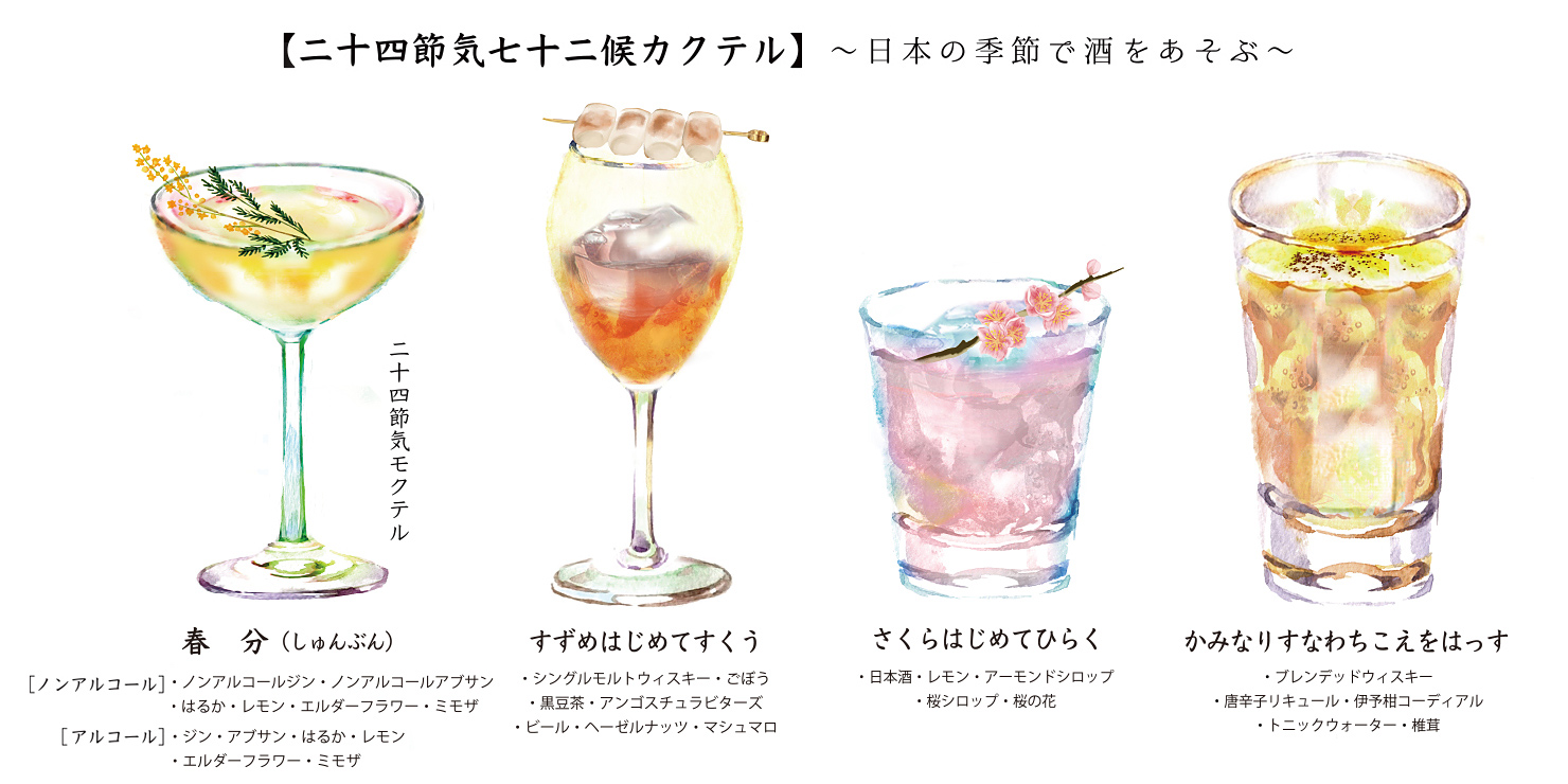 “二十四節気カクテル